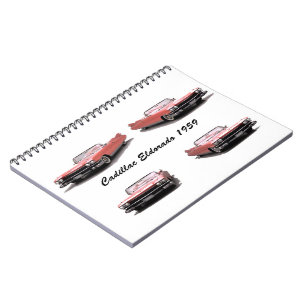 Cuaderno Imagen clásica del coche para el portátil fotográf