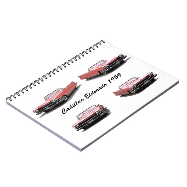 Cuaderno Imagen clásica del coche para el portátil fotográf (Lado Izquierdo)