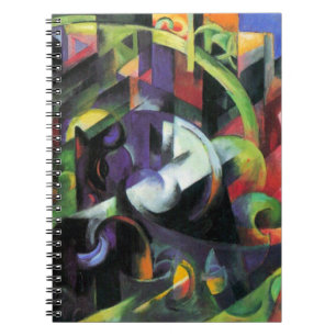 Cuaderno Imagen con ganado de Franz Marc, Arte Antiguo