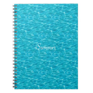 Cuaderno Imagen de agua turquesa