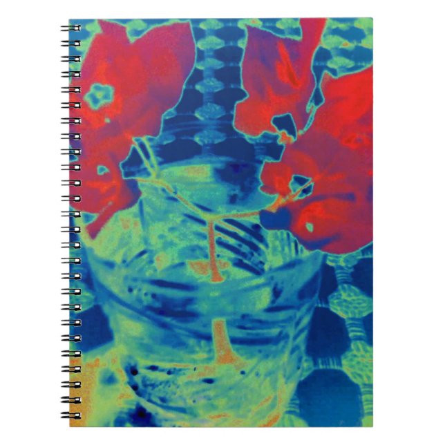 Cuaderno imagen de bougainville (Frente)