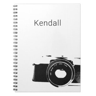 Cuaderno Imagen de cámara de fotógrafo Personalizada