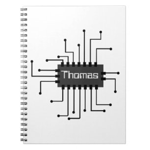 Cuaderno Imagen de chip IC de equipo personalizado