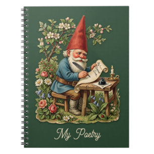 Cuaderno Imagen de escarpe vintage - GNOMOS DE JARDÍN 20