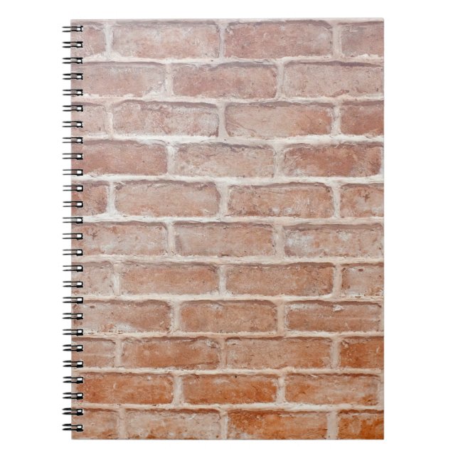 Cuaderno Imagen de fondo ladrillo de pared textureabstract, (Frente)