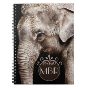 Cuaderno Imagen de la foto del elefante