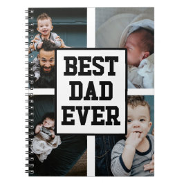 Cuaderno Imagen de la foto del Personalizado Black White Be