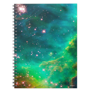 Cuaderno Imagen de la galaxia del cúmulo de estrellas de la