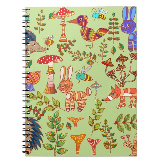 Cuaderno Imagen de la vida forestal. Flora y fauna. Vinta (Frente)