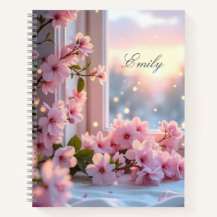 Cuaderno Imagen de Personalizado Rosa Girly personalizada