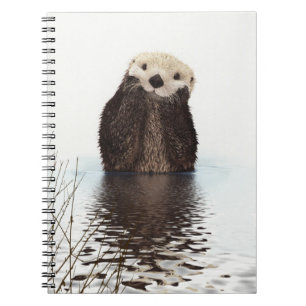 Cuaderno Imagen de vida silvestre Cute Otter