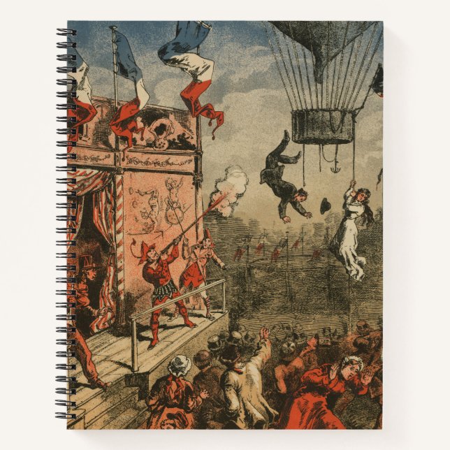 Cuaderno Imagen Humorística De Un Perforador Teatral (Anverso)