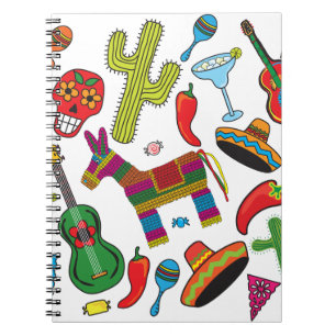 Cuaderno Imágenes mexicanas del fiesta de la fiesta