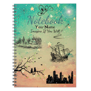 Cuaderno 'Imagina si quieres' bloc de notas en espiral
