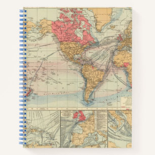 Cuaderno Imperio británico, rutas, corrientes