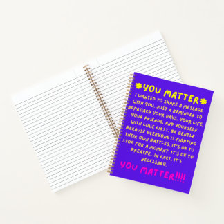 Cuaderno Importa la espiral morada