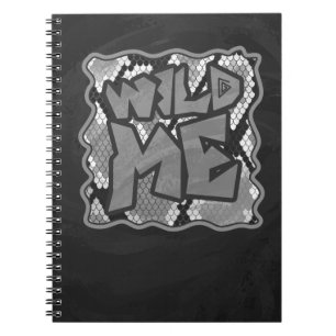 Cuaderno Impresión amarilla y dorada de serpientes