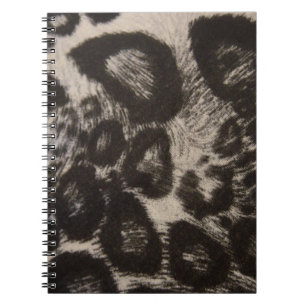 CUADERNO IMPRESIÓN ANIMAL NEGRA