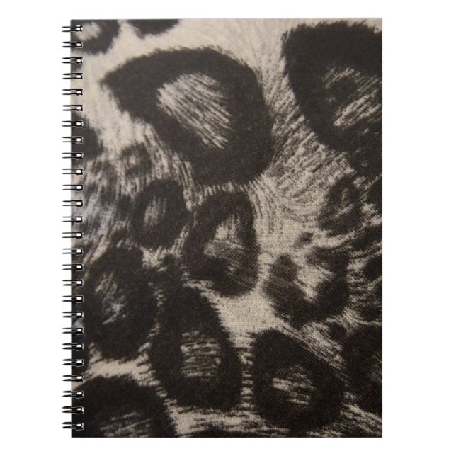 CUADERNO IMPRESIÓN ANIMAL NEGRA (Frente)