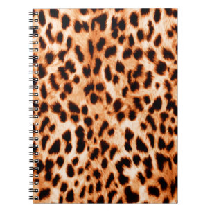 Cuaderno Impresión animal sin foco Hermosa acuarela manchad