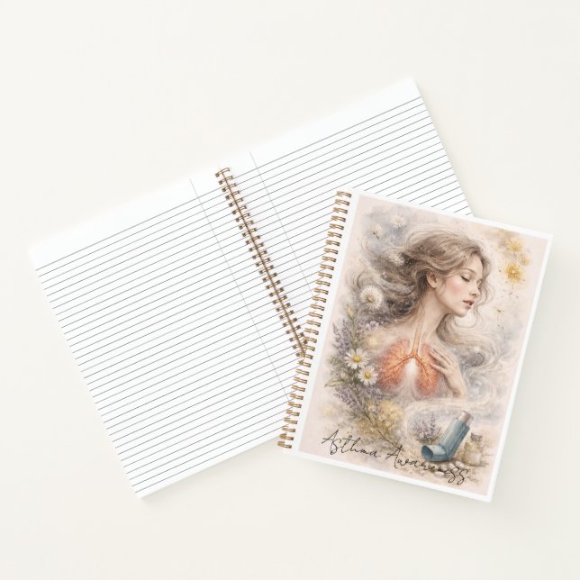 Cuaderno Impresión artística de concienciación sobre el asm (Interior)