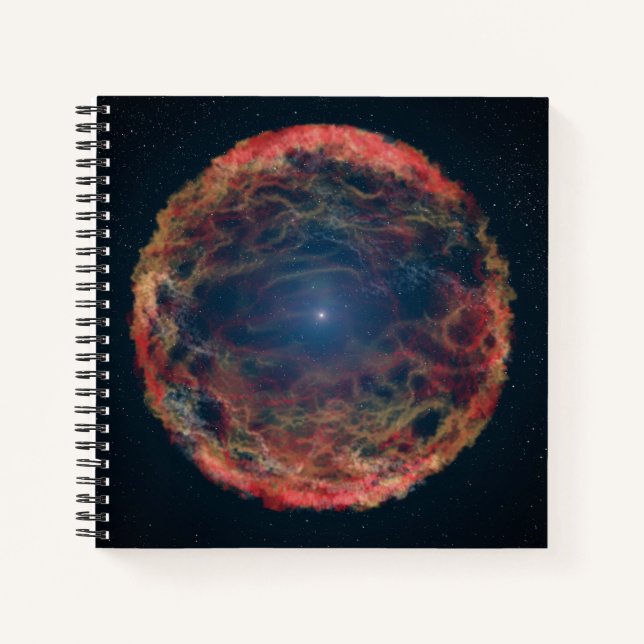 Cuaderno Impresión artística de Supernova 1993j. (Anverso)