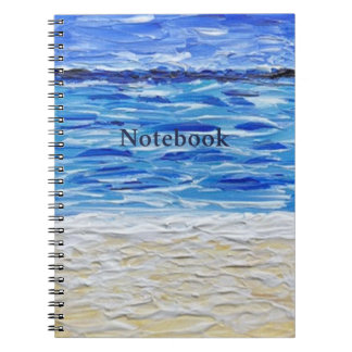 Cuaderno Impresión artística de textura de playa