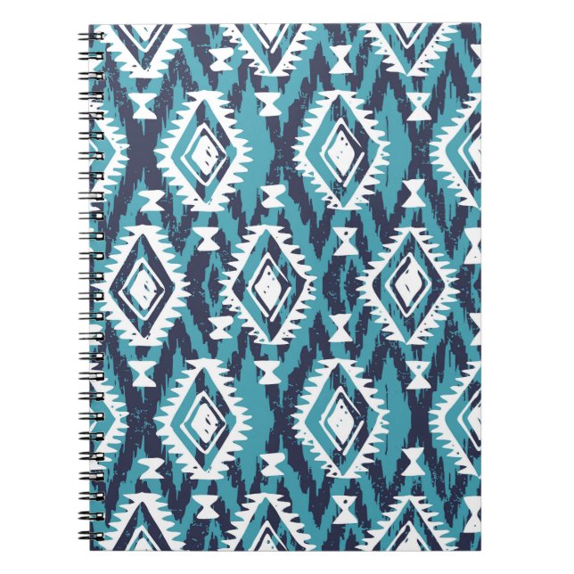 Cuaderno Impresión azteca geométrica de Navajo (Frente)