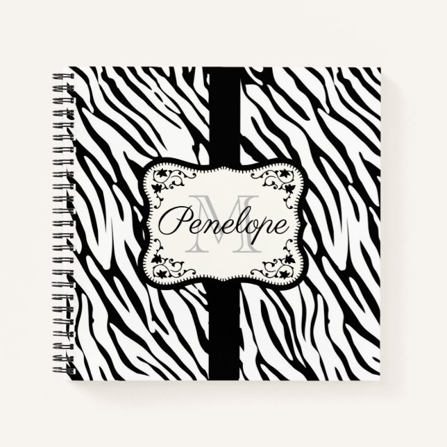 Cuaderno Impresión Cebra Cuta (Anverso)