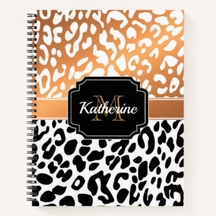 Cuaderno Impresión Cute Leopard
