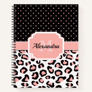 Cuaderno Impresión Cute Leopard