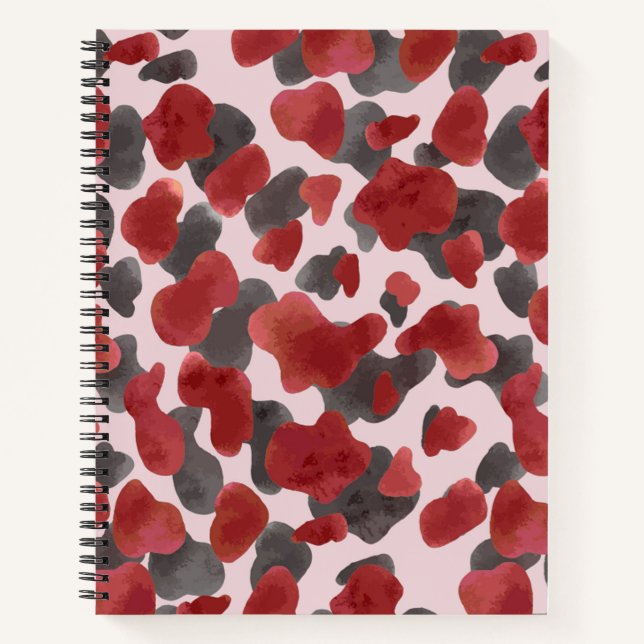 Cuaderno Impresión de animales de invierno en acuarela rúst (Anverso)
