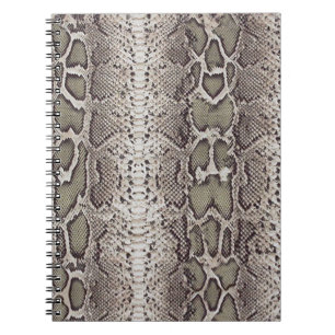 Cuaderno Impresión de animales de piel de serpiente