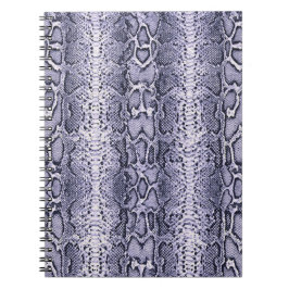 Cuaderno Impresión de animales de piel de serpiente morada