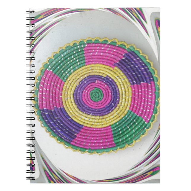Cuaderno Impresión de arte con remolinos (Frente)