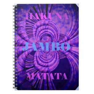 Cuaderno Impresión de arte de Hakuna Cósmica