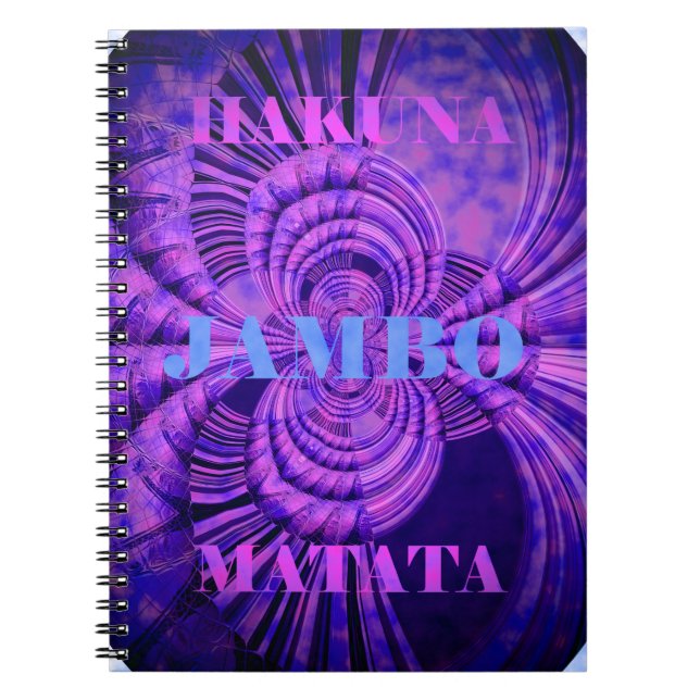 Cuaderno Impresión de arte de Hakuna Cósmica (Frente)