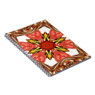 Cuaderno Impresión de arte floral Doodle