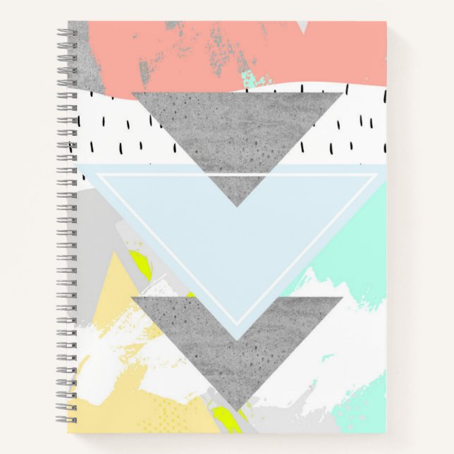 Cuaderno Impresión de arte geométrico (Anverso)