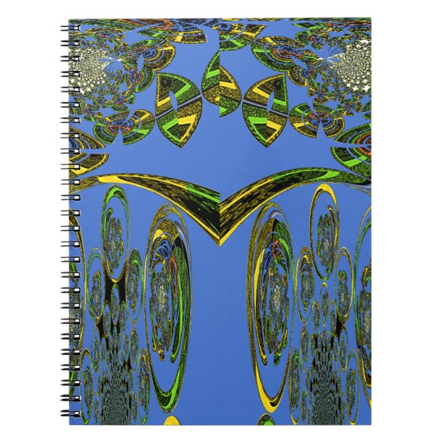 Cuaderno Impresión de arte irlandés con diseño abstracto de (Frente)