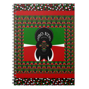 Cuaderno Impresión de arte Jambo Kenya