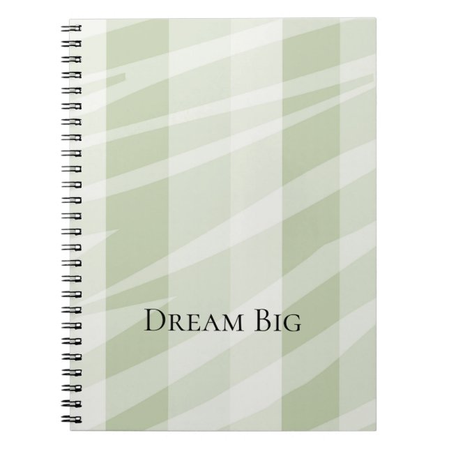 Cuaderno Impresión de cebra neutral (Frente)
