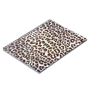 Cuaderno Impresión de chocolate leopardo