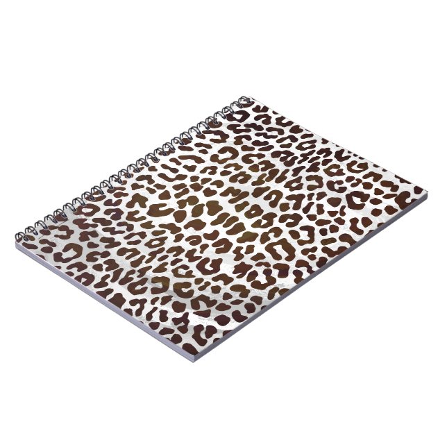 Cuaderno Impresión de chocolate leopardo (Lado Izquierdo)