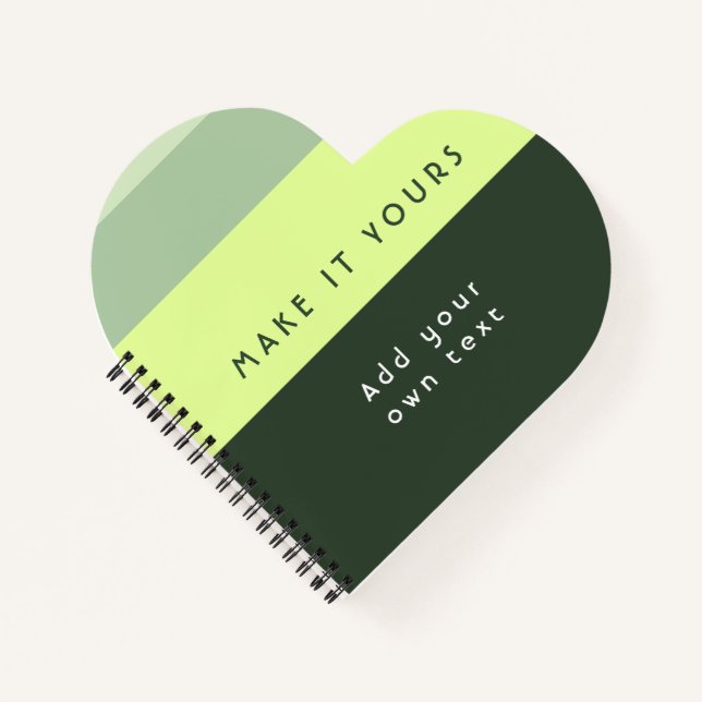 Cuaderno Impresión de cita personalizada moderna (Anverso)