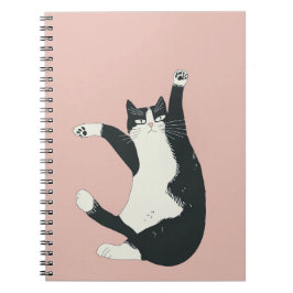 Cuaderno Impresión de danza de gato Cranky | Gracioso y ext
