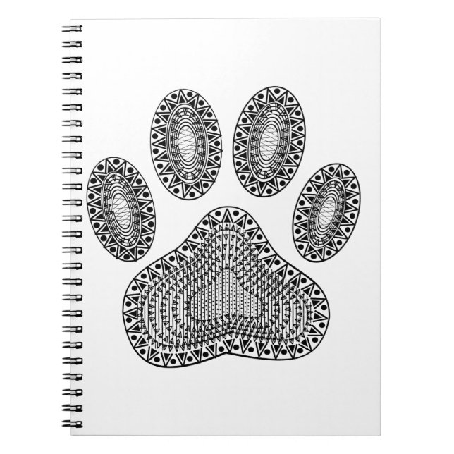 Cuaderno Impresión de la barra de lápiz abstracta (Frente)