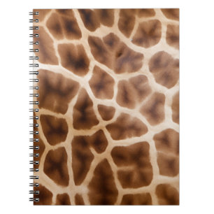 Cuaderno Impresión de la jirafa de Safari