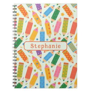 Cuaderno Impresión de lápiz personalizable linda