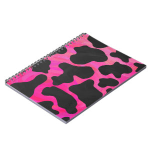 Cuaderno Impresión de las rosas fuertes y del negro de la